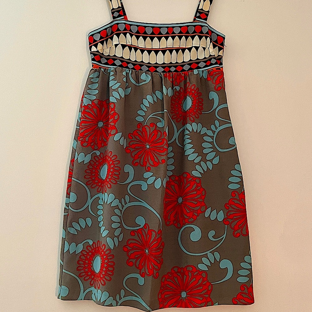 BCBGMAXAZRIA Colorful Sundress